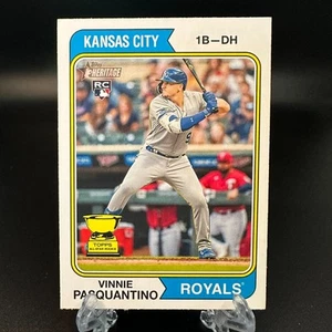 2023 Topps Heritage Vinnie Pasquantino Rookie #150 Kansas City Royals - Picture 1 of 2