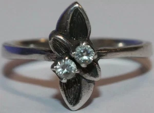 C0034 - Russischer 875er Silber Ring mit klaren Steinen - Schmuck - 2,57 g - Bild 1 von 7
