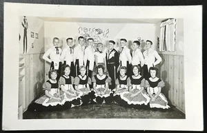 Midwest Promenaders Square Dance Group Vintage RPPC Unposted Photo Card - Picture 1 of 7