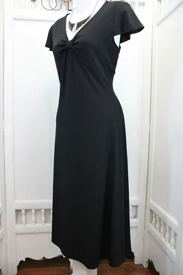 Vestido para mujer Apostrophe negro elástico talla S Foto 1 de 4