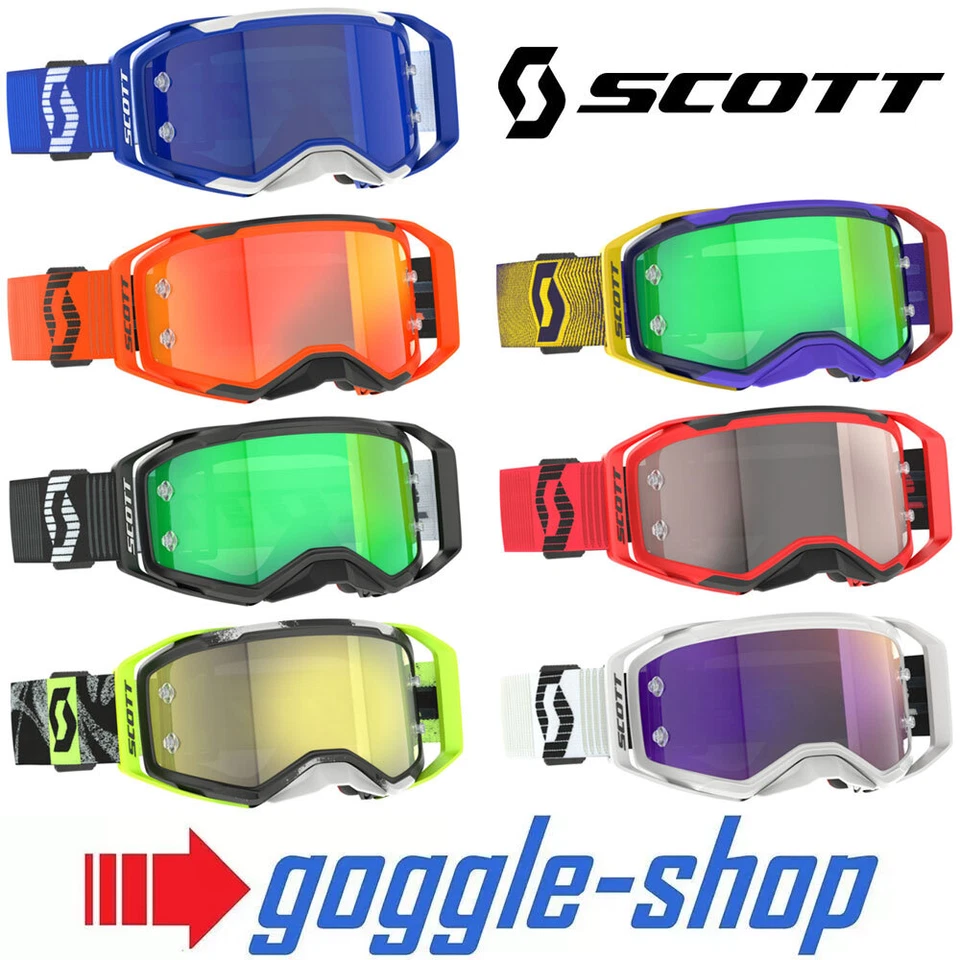 Scott Prospect 2.0 Gafas de Motocross - Cromo Obras Lentes Espejo - Nuevo 2025 - Imagen 1 de 1