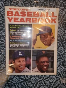 1966 True's Baseball Yearbook magazine Sandy Koufax,Mickey Mantle,Willie Mays - Picture 1 of 7