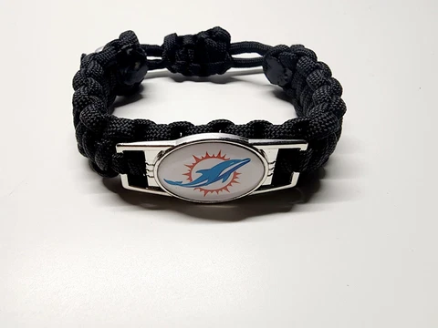 Miami Dolphins Adjustable Charm Bracelet Fan Apparel & Souvenir Football NFL Cover