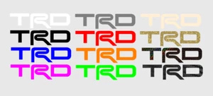 TRD Toyota Racing Development logo decal sticker CARBON FIBER PICK SIZE/COLOR - Bild 1 von 26