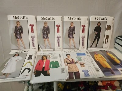 Lot Of 12 McCalls/MIG, Style, Simplicity sewing Pattern Lot Uncut 2008-2022 OEM - Image 1 of 4