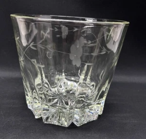 Vintage Princess House Crystal Champagne Ice Bucket Heritage Pattern 5.25” Tall - Picture 1 of 6