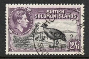 British Solomon Islands 1939 2/6d Black & violet SG 70 Fine used. (R1675) - Picture 1 of 2