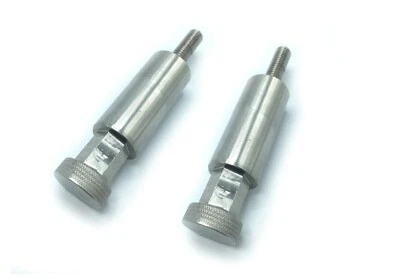 Pernos de asiento de liberación rápida extendidos Yamaha TW200 (juego de 2 de acero inoxidable) TW 200 Foto 1 de 4