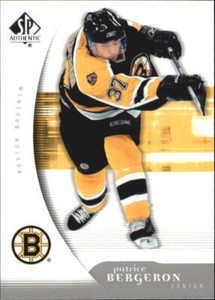 2005-06 SP Authentic #11 Patrice Bergeron - NM-MT