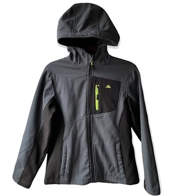 WINTER Performance Soft Shell Jacket SNOZU Gray Kids Size L 14-16 Hoody Skiing - Image 1 of 4