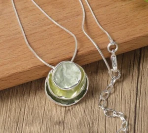 Impresionante collar esmaltado de aleación de zinc de 3 círculos - Imagen 1 de 2