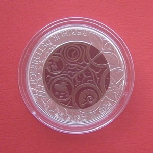 Austria 2024 Edaphon 25 Euro Silver+Niobium Bi-metallic Coin with Box and COA - Picture 1 of 3