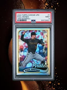 2024 Topps Chrome Update - 35th Anniversary Paul Skenes #89CU-1 (RC) - PSA 9 - Bild 1 von 2
