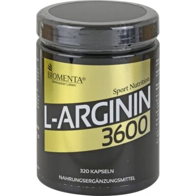 BIOMENTA GMBH ARGININ 1.100 mg L-Arginin HCl pro Kapsel 320 St PZN10962591