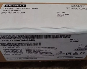 6ES7417-5HT06-0AB0 1PCS NEW SIEMENS S7-400H CPU 417-5H CPU 6ES7417-5HT06-0AB0 - Picture 1 of 1