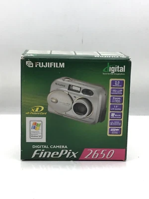 Fujifilm FinePix 2650 2.0MP Digital Camera - Untested, No Charger - Image 1 of 4