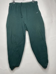 Vintage Nike Sweatpants Size XXL Green Made In USA 90s FLAWS - Picture 1 of 11