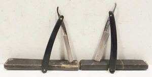 2 alte Rasiermesser ERN Wald- Solingen 404 und Gebr. Lang 151  mit Boxen - Bild 1 von 7