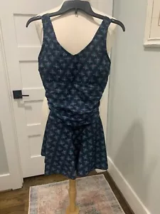 Traje de baño April Cornell falda con volantes fruncida sin mangas 1 pieza -- talla S -- nuevo sin etiquetas - Imagen 1 de 8