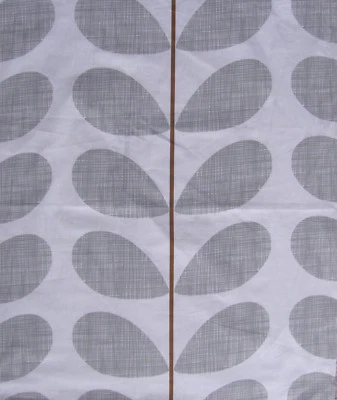 50cm x 50cm SquareOrla Kiely Scribble Stem Grey Symmetrical Lightweight New - Image 1 of 4