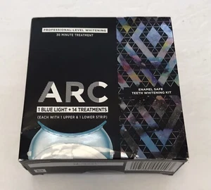 ARC Blue Light Teeth Whitening Kit - 1 Blue Light + 14 Treatments (28ct) Ex 9/23 - Picture 1 of 6