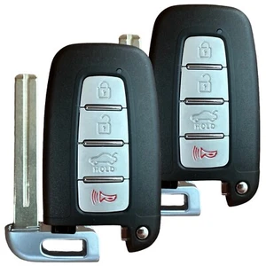 2 para 2011 2012 2013 2014 Hyundai Sonata entrada sin llave inteligente control remoto coche llavero - Imagen 1 de 5