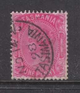 TASMANIA:  1d  QV  SIDEFACE   WMK "TAS"    SG 156   PERF 14  USED - Picture 1 of 1