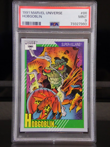 1991 Carte à collectionner Impel Marvel Universe Series 2 HOBGOBLIN #86 | PSA 9 comme neuf