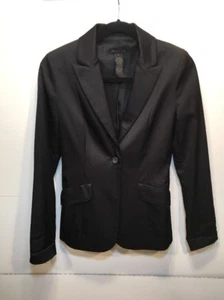 Kenneth Cole New York Women's Black One Button Lined Blazer Sz 0 - Picture 1 of 9