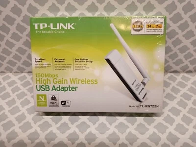 TP-Link High Gain Wireless USB Adapter TL-WN722N (846561012744)  - Image 1 of 2