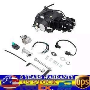Motor 110cc Motor 4 velocidades Motor de arranque eléctrico para PIT DIRT BIKE 428-14T EE. UU. NUEVO - Imagen 1 de 14