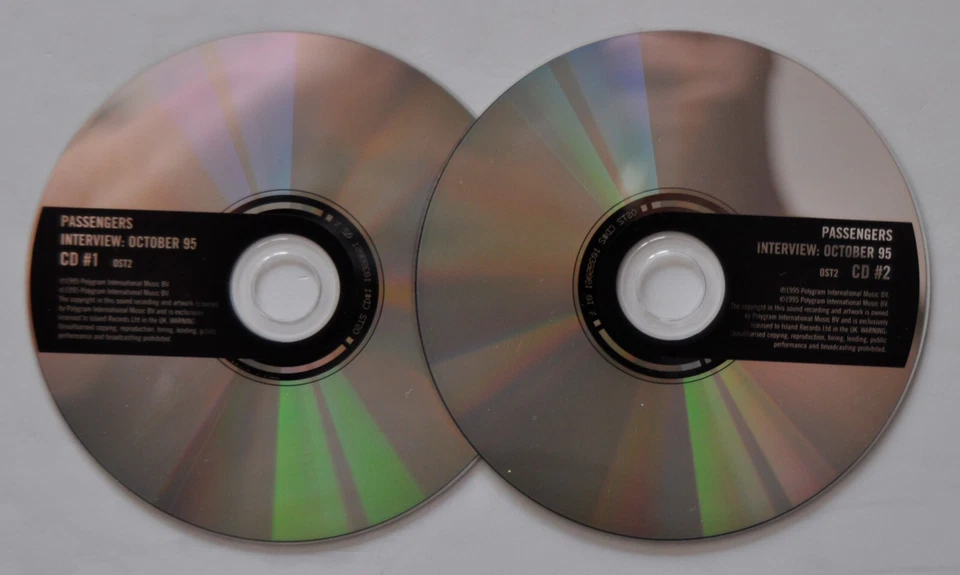 Passengers / U2 - Original Soundchat 1 - promotional release ohne Cover!!! - Bild 1 von 1