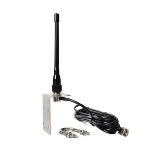 Antenne marine VHF en caoutchouc avec support 5 m câble RG58 pour radios mari... - Zdjęcie 1 z 6