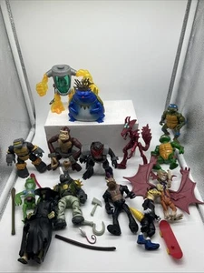 2012 2015 Nickelodeon Teenage Mutant Ninja Turtles TMNT Lot of 12 Figures - Picture 1 of 21