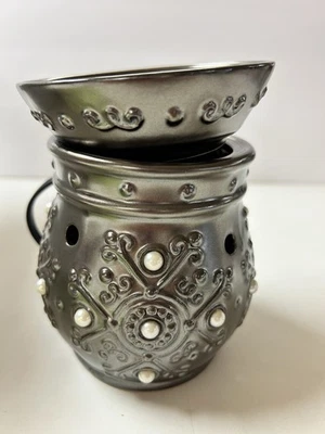 New Scentsy Margot Full-size Wax Warmer Bronze Pearls 2010 Open Box Home - Image 1 of 4