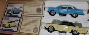 Silver Age Ford 1963 Falcon Futura & 1962 Thunderbird sport roadster W/BOX&COA  - Picture 1 of 4