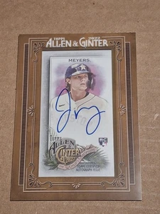 2022 JAKE MEYERS TOPPS ALLEN AND GINTER AUTOGRAPHED AUTO ROOKIE CARD RC #MA-JM - Picture 1 of 3