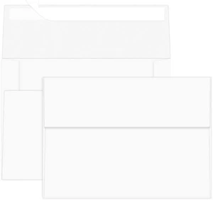 Weiße Umschläge Einladung 4X6 A6 Umschlag 4,75 x 6,5 Zoll 4X6 Umschlag A6 Karten - Bild 1 von 12