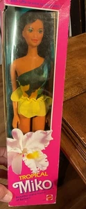 Tropical Miko Barbie Island Friend 1985 Mattel #2056 caja original Hong Kong - Imagen 1 de 11
