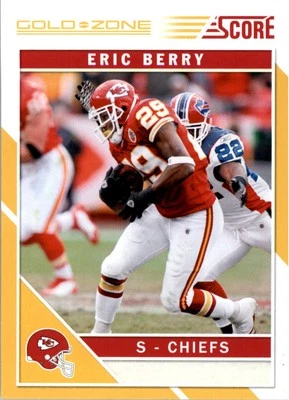2011 Score Gold Zone #144 Eric Berry - FB - Image 1 of 2