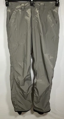 White Sierra Snow Pants Men L Gray Nylon Lined Adjustable Waist Zip Vents Cargo - Image 1 of 4