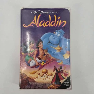 Walt Disney’s - Aladdin (Clamshell VHS, 1993) Movie Cartoon - Imagen 1 de 7