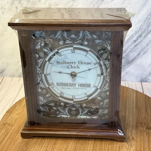 Sudberry House Needlework Cross Stitch Wood Display Clock NEW SEALED - Picture 1 of 13