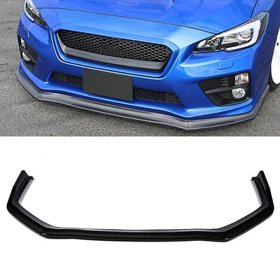 Se adapta a 2015 2016 2017 2018 2019 Subaru Impreza WRX STI labio delantero estilo CS negro PP Foto 1 de 4