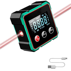 Four Side Powerful Magnetic Digital Angle Gauge Rechargeable Digital Angle Gauge - Picture 1 of 7