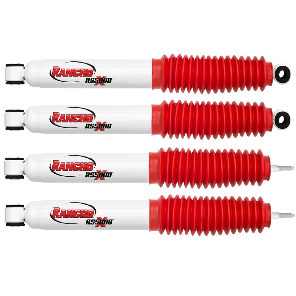 Rancho Front & Rear RS5000X Cross Tuned Gas Shocks for Nissan Frontier Xterra - Изображение 1 из 4