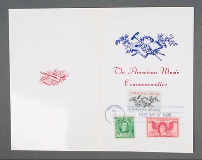 MayfairStamps US FDC 1964 New York American Music Foster & Key First Day Cover a - Image 1 of 2