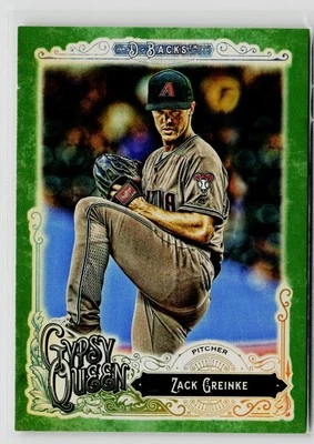 Zack Greinke 2017 Topps Gypsy Queen #20 Green Arizona Diamondbacks - Image 1 of 2
