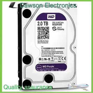 Western Digital 2TB WD20PURX 5400RPM SATA 3.5" Internal Desktop Hard Disk Drive - Picture 1 of 4