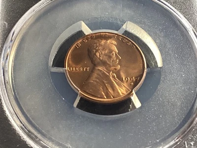 1947 D Lincoln Wheat Penny PCGS MS66 RED # 489 - Image 1 of 3